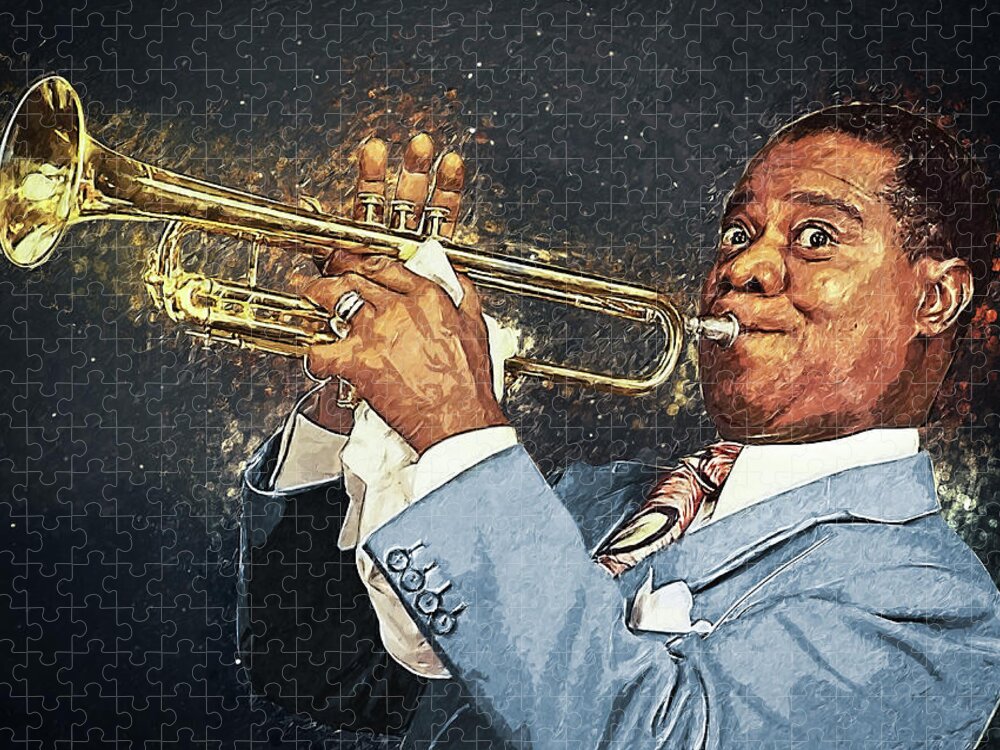 Louis Armstrong NEW Famous Person Trumpet Musician Instrument Music POSTER 
